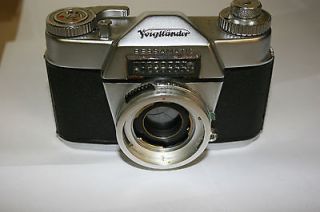   ORIGINAL Voigtlander Bessamatic 35mm SLR Film Camera MADE IN GERMANY