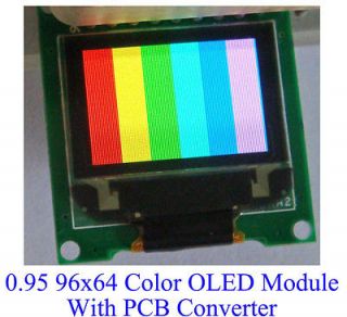 95 color 96x64 OLED display module +PCB adapter lcd led module lcm 