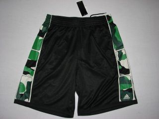 Adidas Mens Slinger Camo Basketball Shorts Black NWT X57766