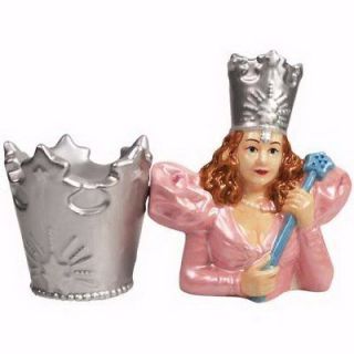 WIZARD OF OZ Glinda & Crown Salt & Pepper Shakers NEW! Gift Boxed! L 