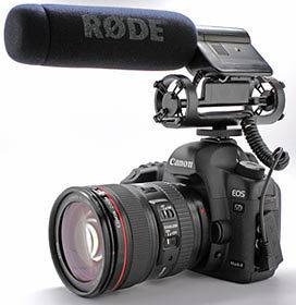 Rode VideoMic  Camera Mounted Shotgun Mic for Canon T3i