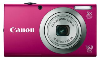 Canon PowerShot A2300 16MP 5X Zoom Digital Camera Red+8GB Card+Bag 