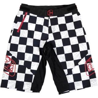 NEW TROY LEE DESIGNS TLD RIDE TRUNK SHORTS BLACK BLK / WHITE WHT ALL 