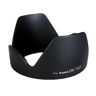 EW 78D Lens Hood for Canon EF S 18 200mm F3.5 5.6 IS BF