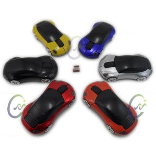   3D Optical USB Wireless Mouse Porsche Car Shape Mice For PC Laptop