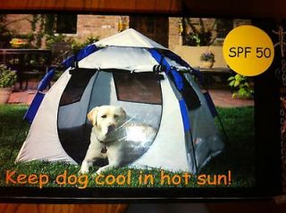 INSTENT DOG HAUS HOUSE TENT PORTABLE PET SHELTER & CARRYING BAG 