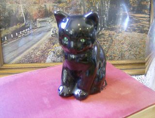Vintage Black Cat figurine, W.R. Midwinter Ltd., Burslem, England