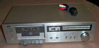 JVC KD D2 Stereo Cassette Deck w/ 1/4 Mic Jacks