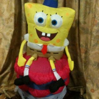 Huge Lot Spongebob Party Supplies Airblown Inflatable Serving Bowls 