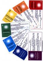 Set of 7 Laminated Chakra Cards   Reiki, Healing Touch