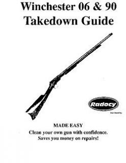 Winchester 1906 Rifle Takedown Guide Radocy Rossi 62