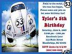 Herbie the Love Bug Invitations/Bir​thday Party Supplies