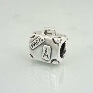 Authentic Genuine Pandora Sterling Silver Suitcase Bead