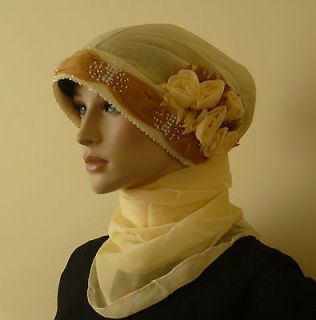 Chemo Hijab Scarf Party Wedding Ied Shawl Turban Hat Bonnet Bridal 