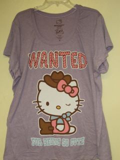 Hello Kitty Plus Size Purple ( Kitty wanted for being so Cute) T shirt