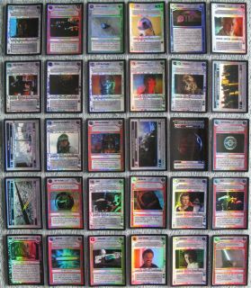 Star Wars CCG Reflections 1 Rare Foil Cards Part 1/4 (Light Side)