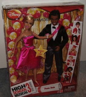 HIGH SCHOOL MUSICAL 3 Barbie Dolls **SHARPAY & ZEKE** Prom Date NEW