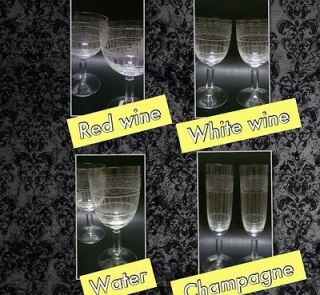 Rosenthal Versace Lumere Crystal Goblet Set Of 8 New Last Stock