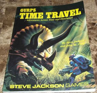GURPS Time Travel Adventures Fantasy Role Play Game Rule Book RPG