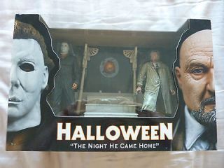 Halloween Michael Myers Dr. Loomis Figure Set The Night He Came Home 