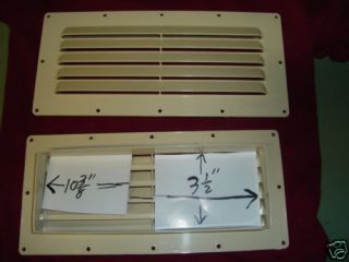 RV camper trailer louvered wall RANGE HOOD VENT new 103
