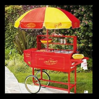 Hot Dog Cart Carnival Old Fashioned With Umbrella Nostalgia Electrics 