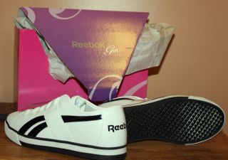 Reebok Girl TD2010 Lo Sneaker White/Black, Sports Shoe, Athletic~New 