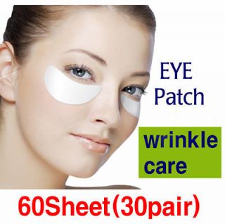   Mens Eye mask sheet pad wrinkle care moisturize 60 sheets(30 pairs