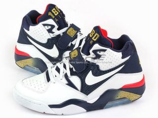 Nike Air Force 180 Charles Barkley Olympic White/Midnight Navy Gold 