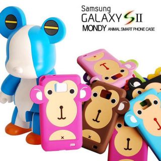 For Samsung GALAXY S2 i9100 Mondy Animal Premium Quality Silicon Case 