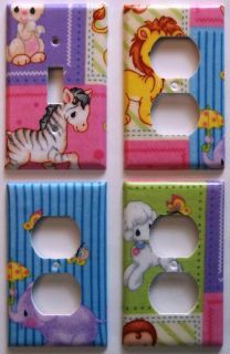  Moments Animals Zebra Light Switch Outlet Bedroom Wall Decor Baby Girl