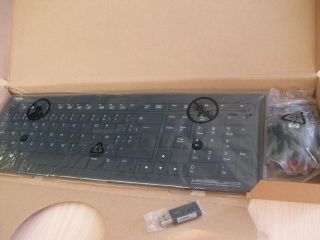 HP Touch Smart Wireless FRENCH AZERTY Keyboard W/ Mouse & USB RECEIVER 