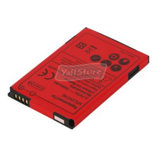   New Battery Red For Sprint HTC EVO 4G EVO SHIFT 4G Touch Pro2