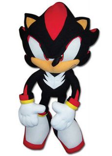 RARE SEGA Toy Network SHADOW PLUSH w/ LOVE YOU HAT Sonic the Hedgehog