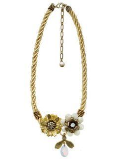New Designer Jewellery by BOHM Gold Summer Blossoms Necklace  FREE P 