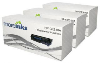 Remanufactured HP CE310A / 126A Black Laser Printer Toner Cartridges