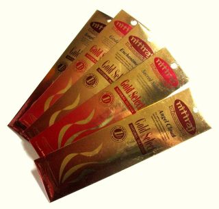 Nitiraj Gold Select   Pack Of 15 Incense Sticks   Various Scents