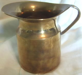 Heavy Solid Brass Small Pitcher Made in India