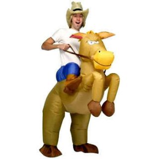 Inflatable Horse and Cowboy Fancy Dress Costume Suit