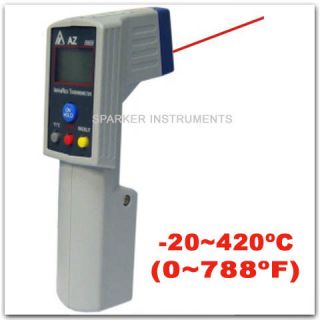 AZ 8868 Digital IR Infrared Thermometer(0~​788ºF),Laser Sighting 
