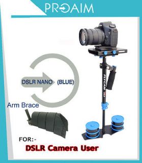 DSLR Flycam Nano camera stabilizer+Arm Brace+QR plate for 5D 7D D60 