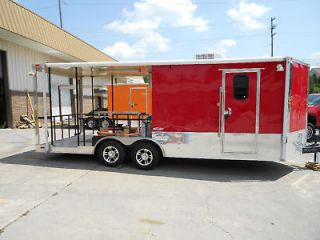 NEW 8 X 20 ENCLOSED SMOKER CONCESSION BBQ FOOD TRAILER