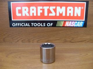 NEW CRAFTSMAN TOOLS 1/2 12 POINT METRIC SOCKET CHOOSE SIZE★FAST 