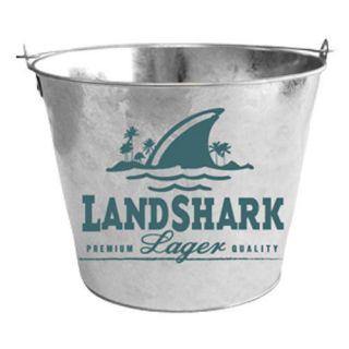 LandShark Lager Metal Ice Bucket Brand Spankin NEW