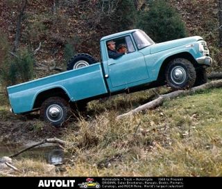 1968 International Pickup Truck Factory Photo