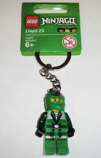 NEW LEGO NINJAGO KEY CHAIN   LLOYD ZX GREEN NINJA MINIFIG minifigure 