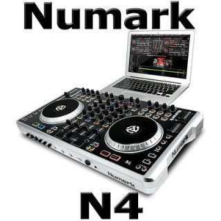 Numark N4 4 Deck Digital DJ Controller and Mixer w/ Serato & Virtual 
