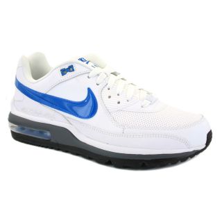Nike Air Max Ltd 2 Plus Mens Laced Leather Trainers White Grey Blue