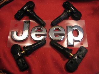 Jeep TPMS Tire Sensors Set of 4 56029479 AA AB 2010 12 *BRAND NEW 