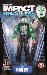 JEFF HARDY   TNA DELUXE IMPACT 7 TOY WRESTLING ACTION FIGURE